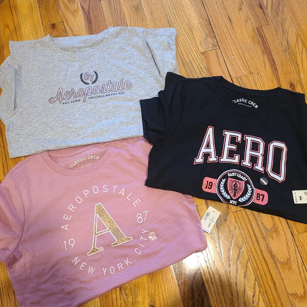 Aeropastle tshirt bundle. 3 pack